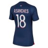 Maglia ufficiale Paris Saint Germain 2023-24 R.Sanches 18 Casa per Donna